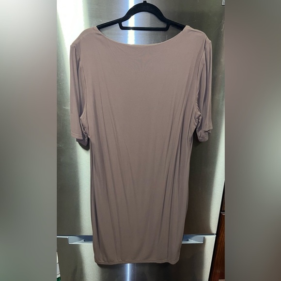 Brown square neck bodycon dress SHEIN - Picture 2 of 4